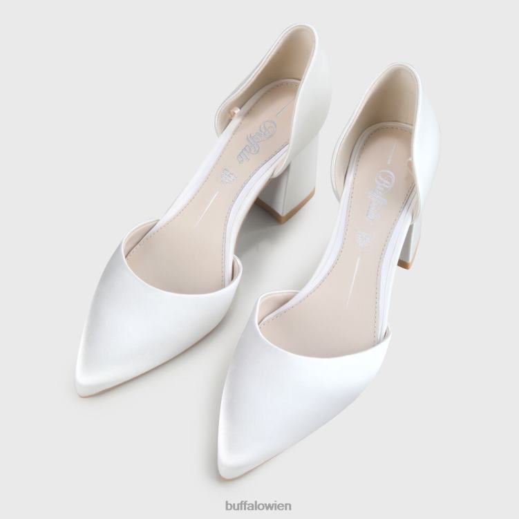 bei Buffalo Flora-Pumpe Elfenbein 0FX48671 |Absätze