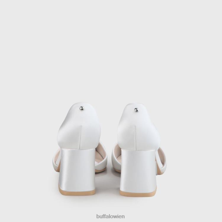 bei Buffalo Flora-Pumpe Elfenbein 0FX48671 |Absätze