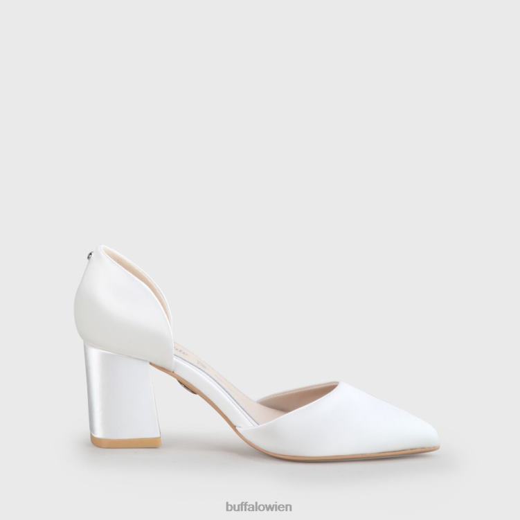 bei Buffalo Flora-Pumpe Elfenbein 0FX48671 |Absätze