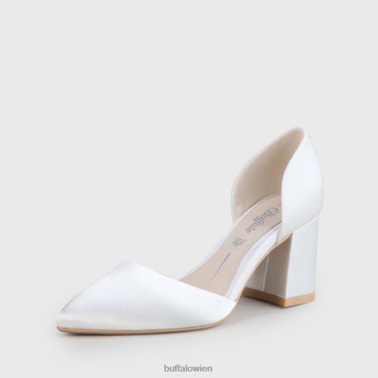 bei Buffalo Flora-Pumpe Elfenbein 0FX48671 |Absätze