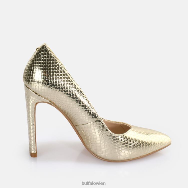 bei Buffalo Jolie Pump vegan Schlangengold 0FX48184 |Absätze
