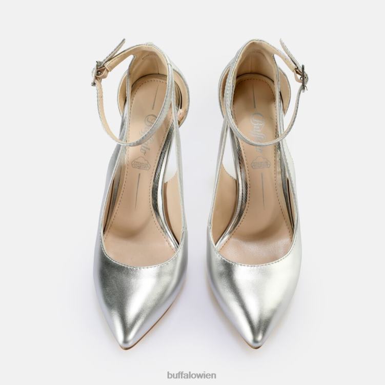 bei Buffalo Juliet Sling Pump Pump vegan Silber 0FX48813 |Absätze