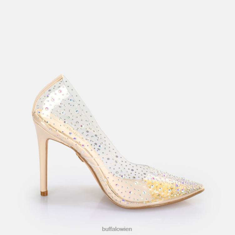 bei Buffalo Juliette Diamond Pump vegan transparent/creme 0FX48378 |Absätze