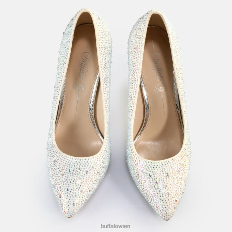 bei Buffalo Juliette Eispumpen vegan weiße Perle 0FX48515 |Absätze