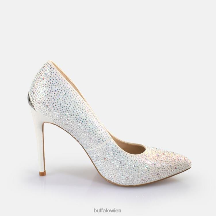 bei Buffalo Juliette Eispumpen vegan weiße Perle 0FX48515 |Absätze