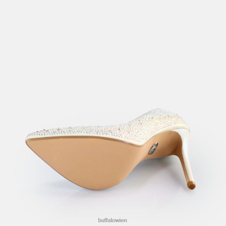 bei Buffalo Juliette Eispumpen vegan weiße Perle 0FX48515 |Absätze