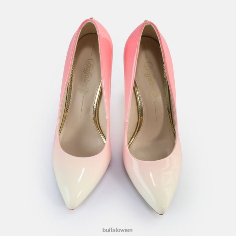 bei Buffalo Juliette Farbverlaufspumps vegan weiß-roter Farbverlauf 0FX48554 |Absätze