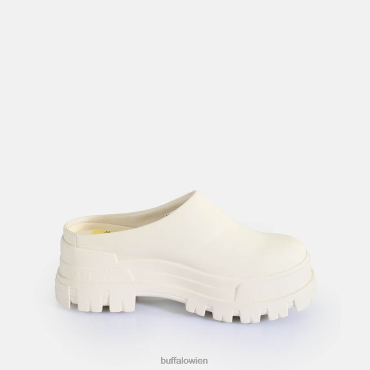 bei Buffalo Aspha Clog 01 Slipper vegan Elfenbein 0FX48254 |Slipper