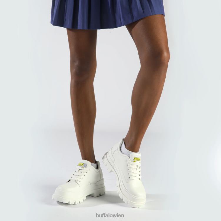 bei Buffalo Aspha Cls Loafer vegan Weiss 0FX48343 |Slipper