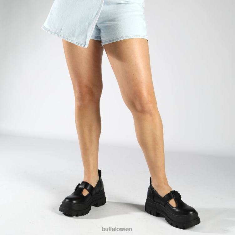 bei Buffalo Aspha Jane Loafer vegan Schwarz 0FX48274 |Slipper