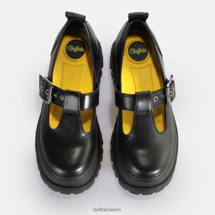 bei Buffalo Aspha Jane Loafer vegan Schwarz 0FX48274 |Slipper