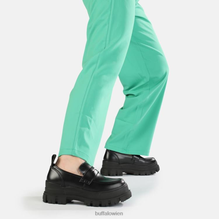 bei Buffalo Aspha Loafer aus veganem Nappaleder Schwarz 0FX48240 |Slipper