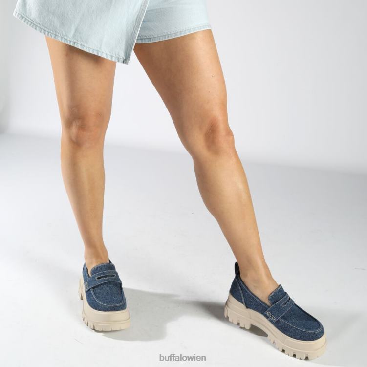 bei Buffalo Aspha Loafer vegan Schwarz 0FX48243 |Slipper