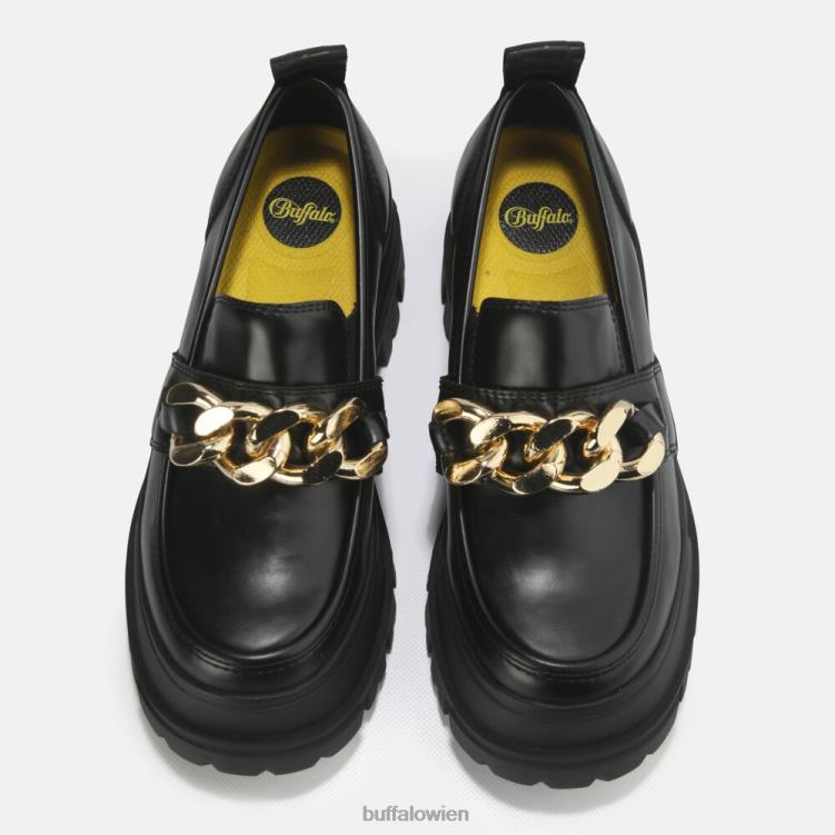 bei Buffalo Aspha Loafer vegan Schwarz 0FX48594 |Slipper