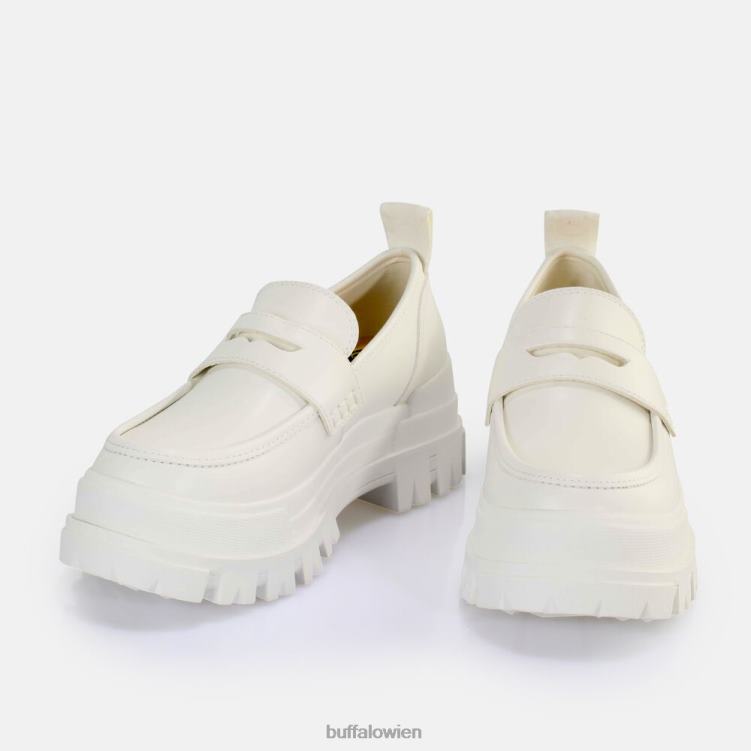 bei Buffalo Aspha Loafer vegan Weiss 0FX48242 |Slipper
