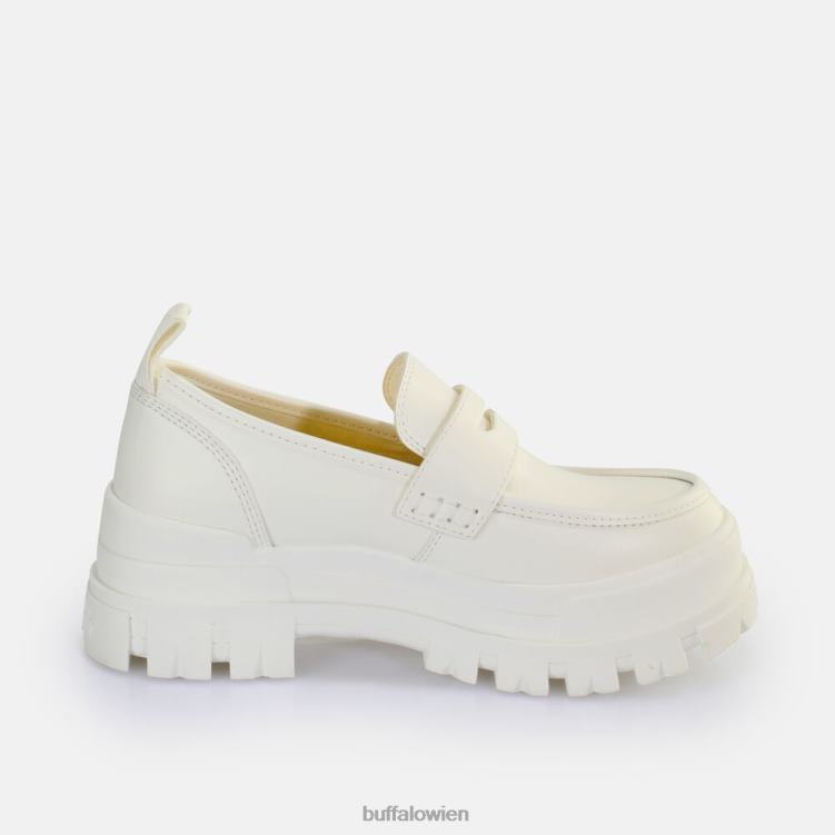 bei Buffalo Aspha Loafer vegan Weiss 0FX48242 |Slipper