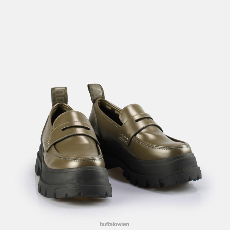 bei Buffalo Aspha Loafer vegan khaki 0FX48241 |Slipper