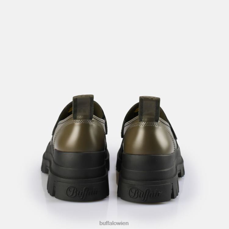 bei Buffalo Aspha Loafer vegan khaki 0FX48241 |Slipper