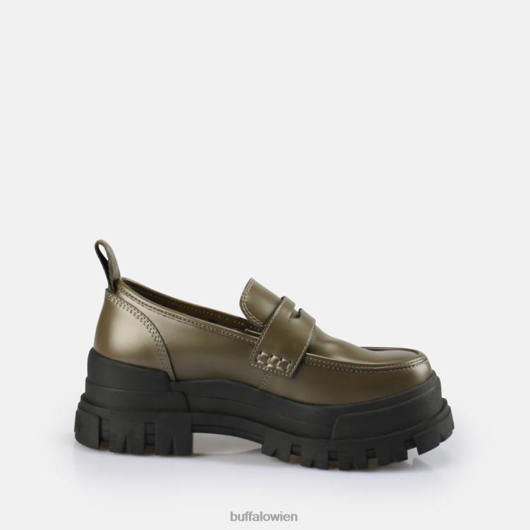 bei Buffalo Aspha Loafer vegan khaki 0FX48241 |Slipper