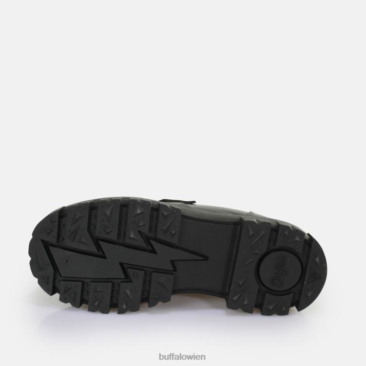 bei Buffalo Aspha Loafer warmer Loafer vegan Schwarz 0FX48709 |Slipper