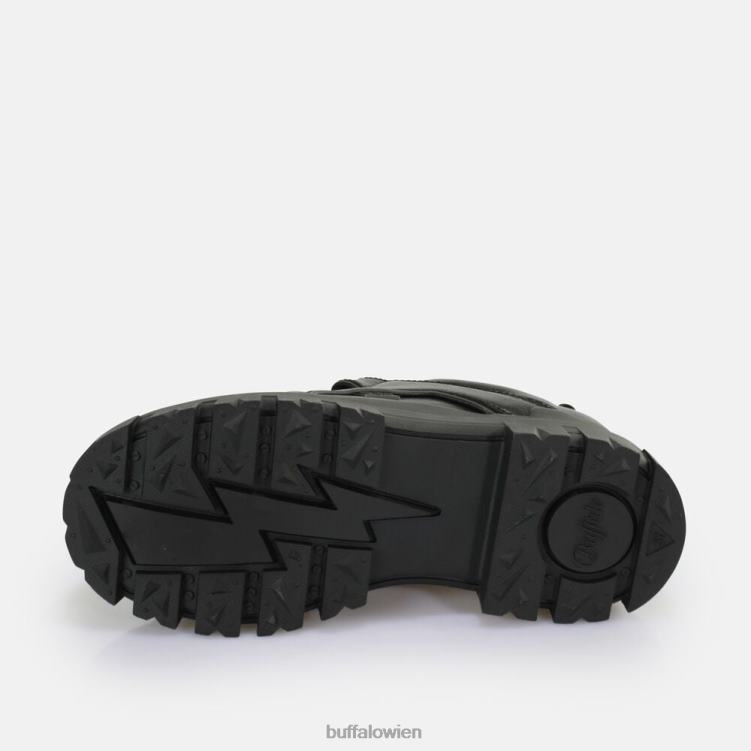 bei Buffalo Aspha NC Lace Lo Loafer vegan Schwarz 0FX48644 |Slipper