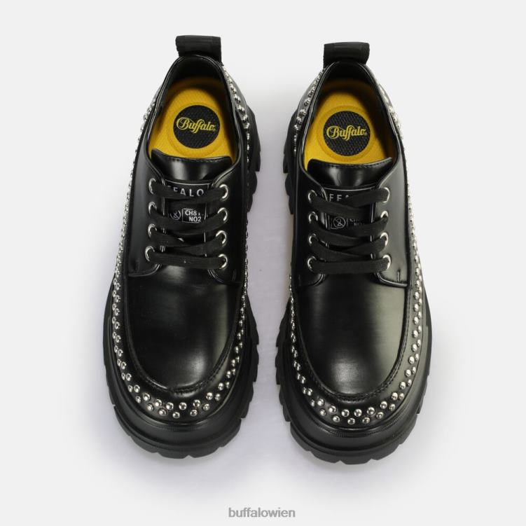 bei Buffalo Aspha Pin Lo Loafer vegan Schwarz 0FX48575 |Slipper