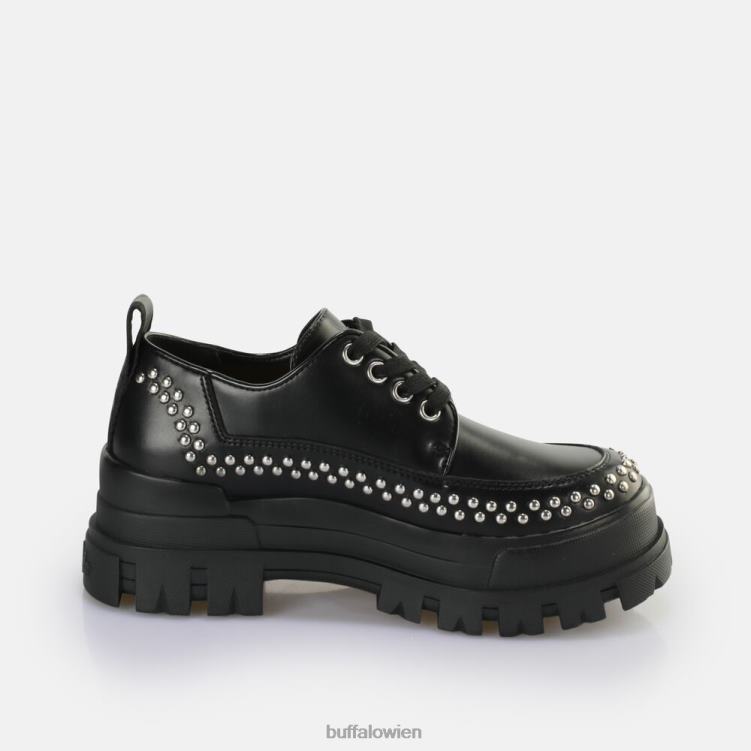 bei Buffalo Aspha Pin Lo Loafer vegan Schwarz 0FX48575 |Slipper