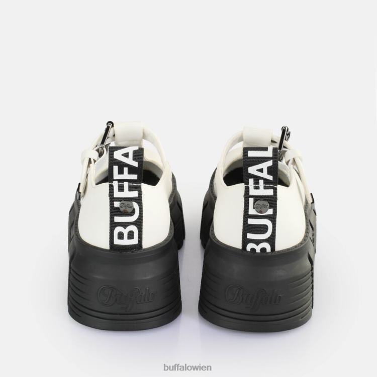 bei Buffalo Ava Mary Loafer vegan Weiss 0FX48524 |Slipper
