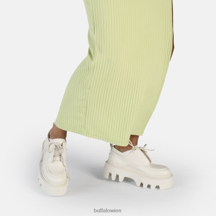 bei Buffalo Flora Laceup Lo Loafer vegan Creme 0FX48811 |Slipper