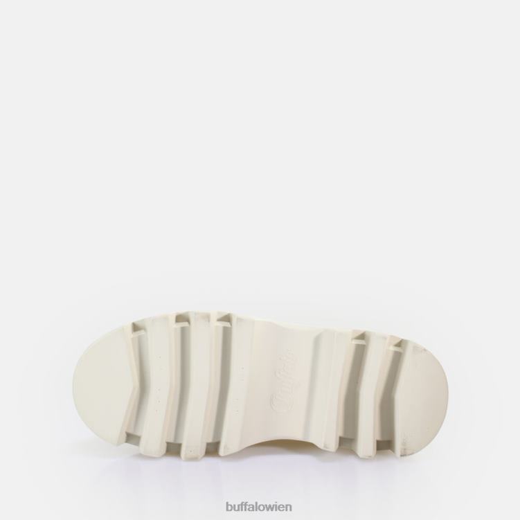 bei Buffalo Flora Laceup Lo Loafer vegan Creme 0FX48811 |Slipper