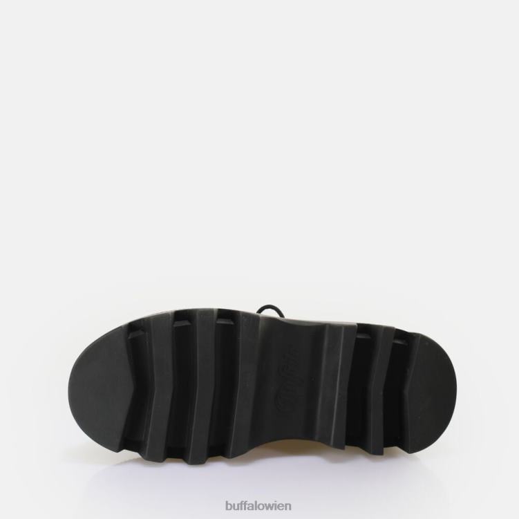 bei Buffalo Flora Laceup Lo veganer Loafer Schwarz 0FX48694 |Slipper