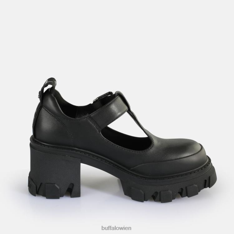 bei Buffalo Riot Jane Loafers vegan Schwarz 0FX48441 |Slipper