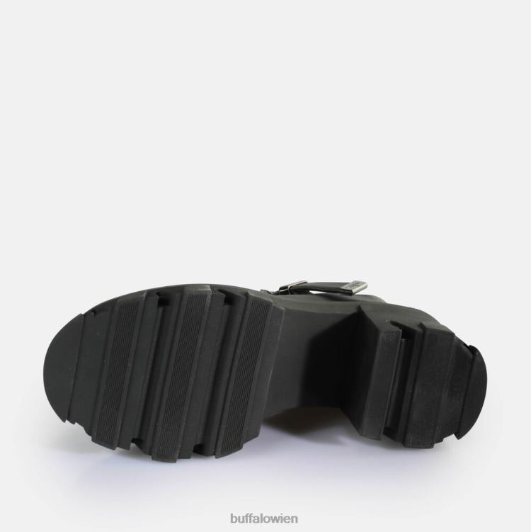 bei Buffalo Riot Jane Loafers vegan Schwarz 0FX48441 |Slipper