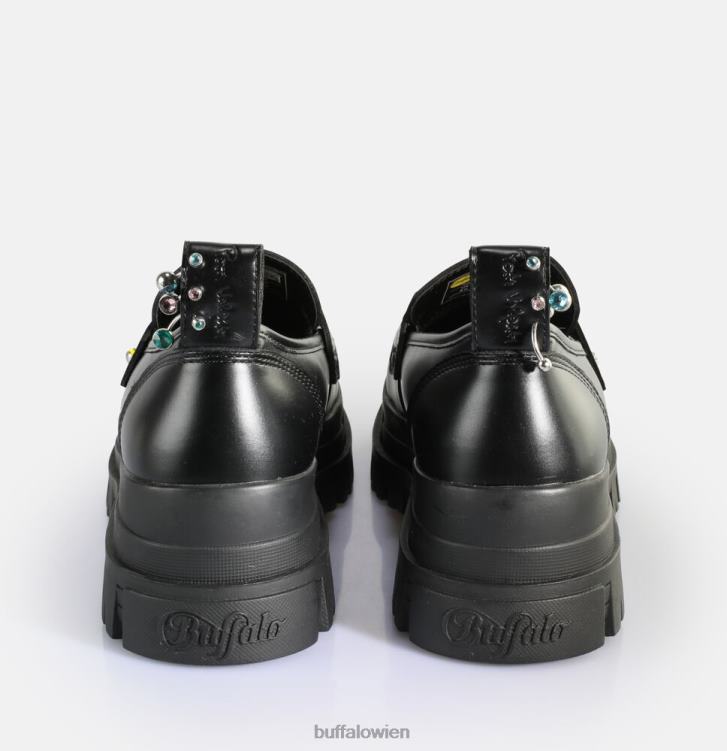 bei Buffalo x pati valpati der niedrige Schwarz 0FX48751 |Slipper