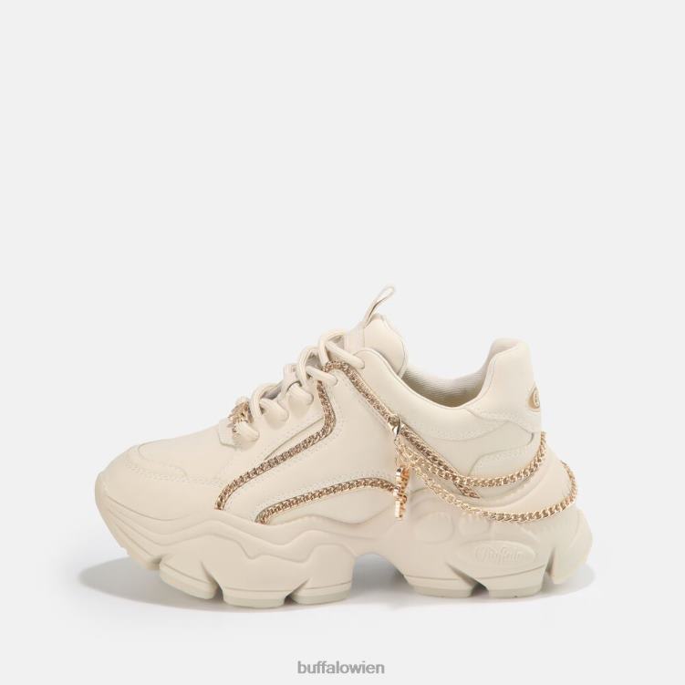 bei Buffalo Binary Chain 2.0 Sneaker vegan beige/gold 0FX48424 |Turnschuhe
