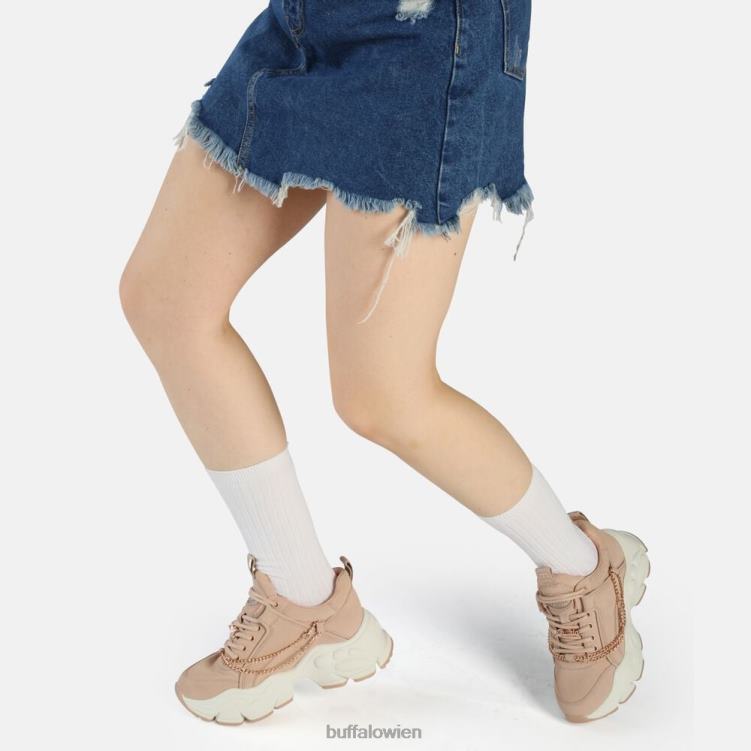 bei Buffalo Binary Chain Sneaker Low vegan Rosa 0FX48349 |Turnschuhe