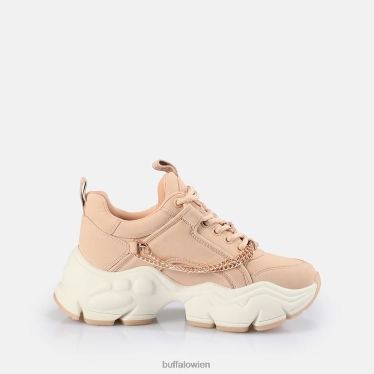 bei Buffalo Binary Chain Sneaker Low vegan Rosa 0FX48349 |Turnschuhe