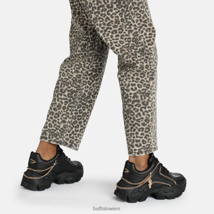 bei Buffalo Binary Chain Sneaker Low vegan Schwarz 0FX48423 |Turnschuhe