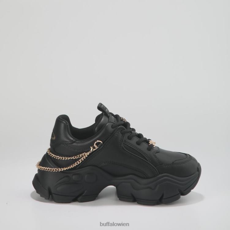 bei Buffalo Binary Chain Sneaker Low vegan Schwarz 0FX48423 |Turnschuhe