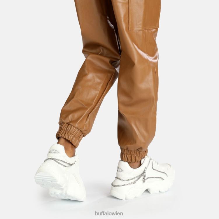 bei Buffalo Binary Chain Sneaker Low vegan Weiss 0FX48790 |Turnschuhe