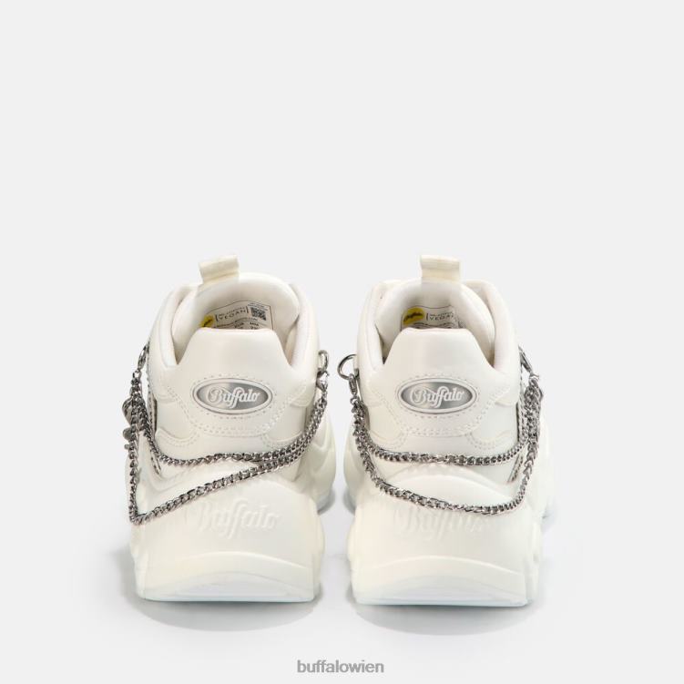 bei Buffalo Binary Chain Sneaker Low vegan Weiss 0FX48790 |Turnschuhe
