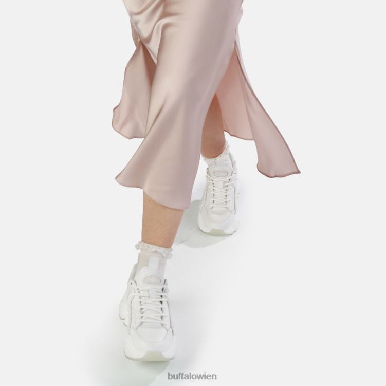 bei Buffalo Binary Pearl Sneaker vegan Weiss 0FX48683 |Turnschuhe