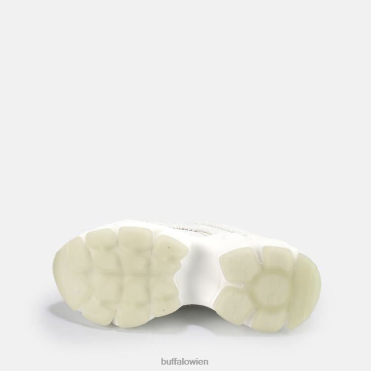 bei Buffalo Binary Pearl Sneaker vegan Weiss 0FX48683 |Turnschuhe