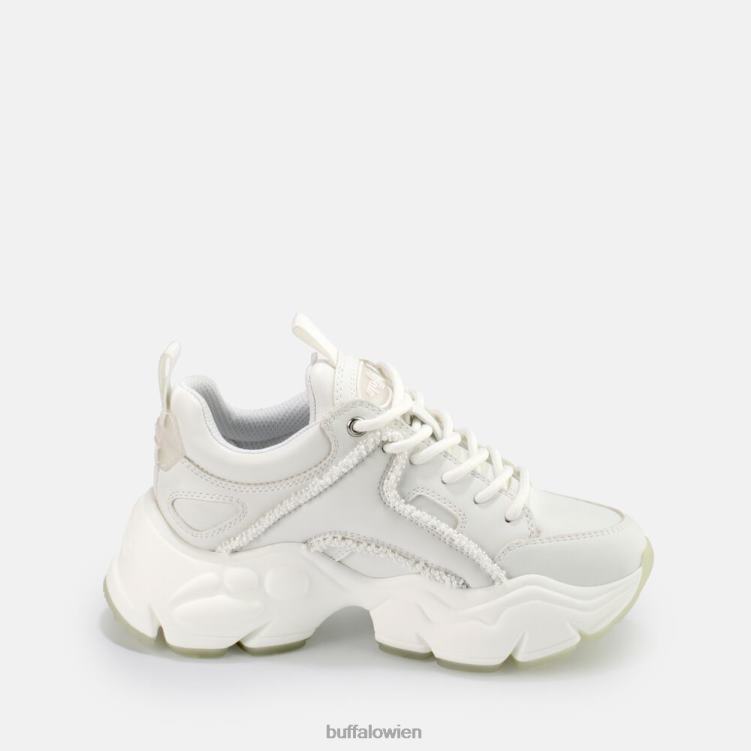 bei Buffalo Binary Pearl Sneaker vegan Weiss 0FX48683 |Turnschuhe