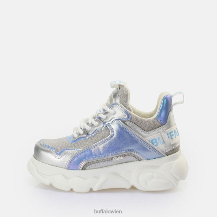 bei Buffalo CLD Chai Sneaker Low vegan Silber Blau 0FX48767 |Turnschuhe