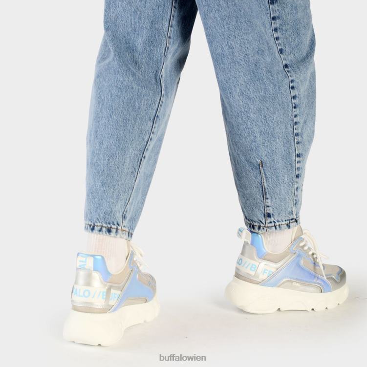 bei Buffalo CLD Chai Sneaker Low vegan Silber Blau 0FX48767 |Turnschuhe