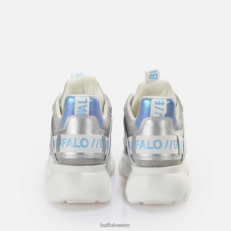 bei Buffalo CLD Chai Sneaker Low vegan Silber Blau 0FX48767 |Turnschuhe