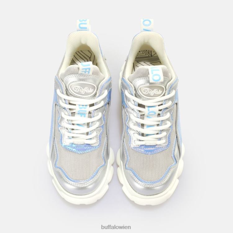 bei Buffalo CLD Chai Sneaker Low vegan Silber Blau 0FX48767 |Turnschuhe
