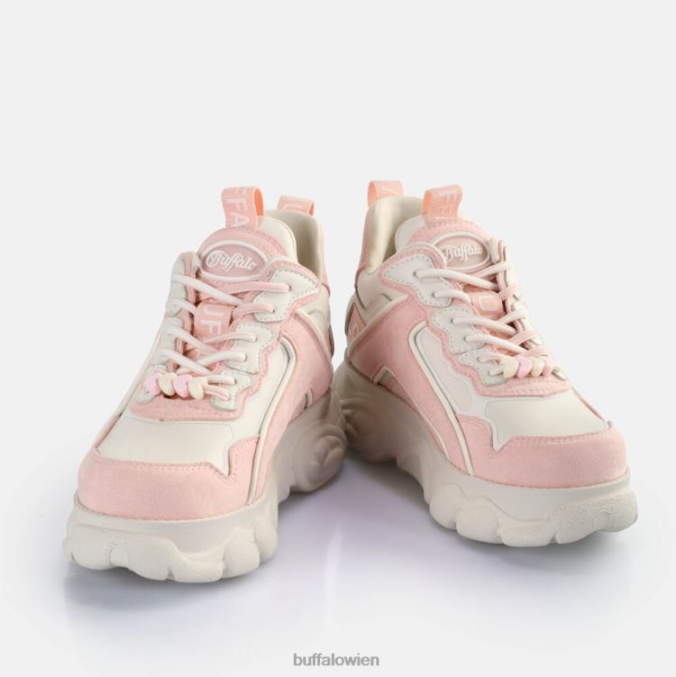 bei Buffalo CLD Chai Sneakers Low vegan cremefarben/rosa 0FX4870 |Turnschuhe