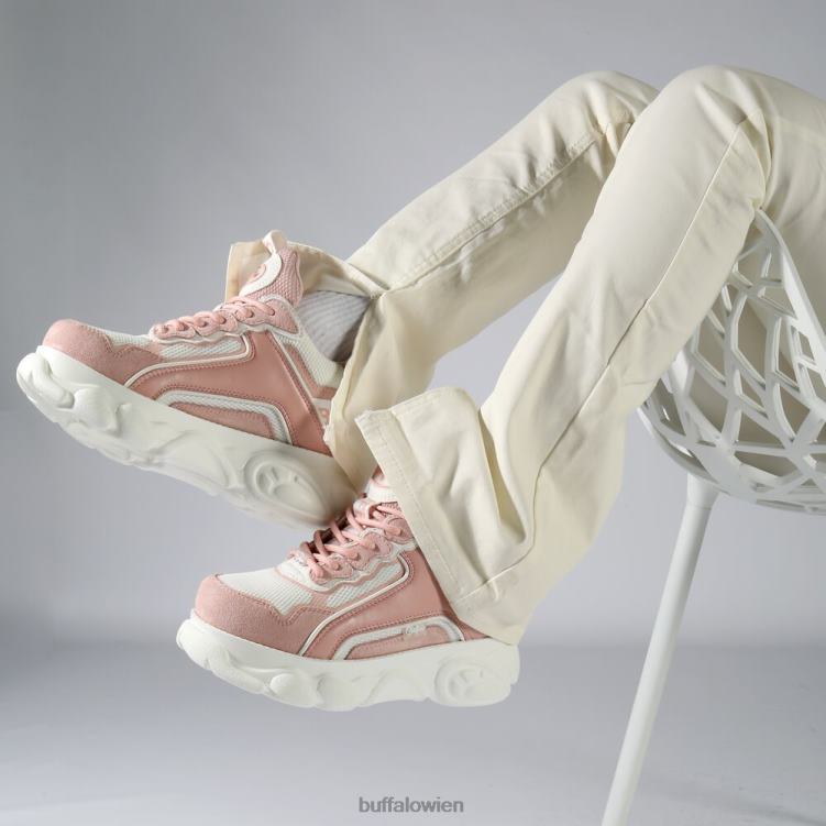 bei Buffalo CLD Chai Trainer Low vegan rosa/weiß 0FX4878 |Turnschuhe